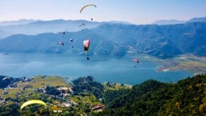 Paragliding in Pokhara